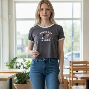 W's You're not a Loon Crusher-Lite Shrunken Ringer Tee Life is Good